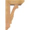 Ekena Millwork Balboa Slat Smooth Bracket w/ Offset Brace, Western Red Cedar, 5 1/2"W x 14"D x 22"H BKT0604X14X22BOA06SWR - alternate 2